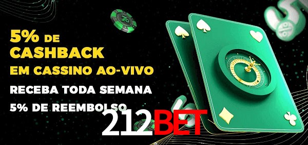 Promoções do cassino ao Vivo 212bet